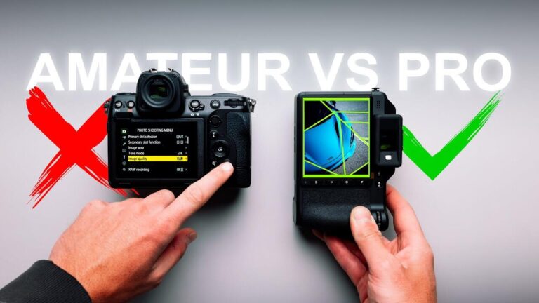 Avoid these mistakes, avoid amateur photos
