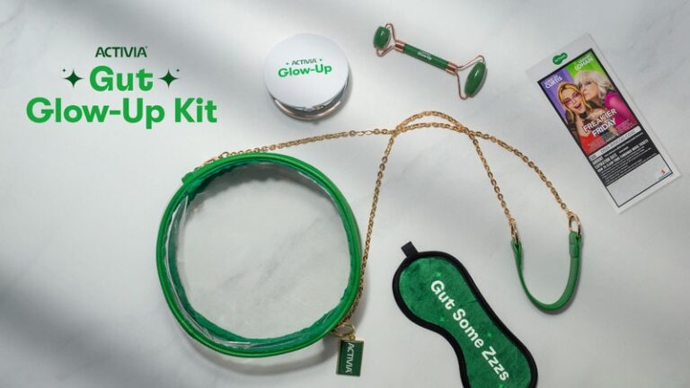 Probiotic Yogurt Campaigns : Activia Glow-Up Bags