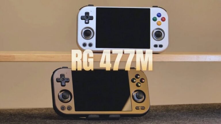 Metal Handheld Gaming Consoles : anbernic rg 477m