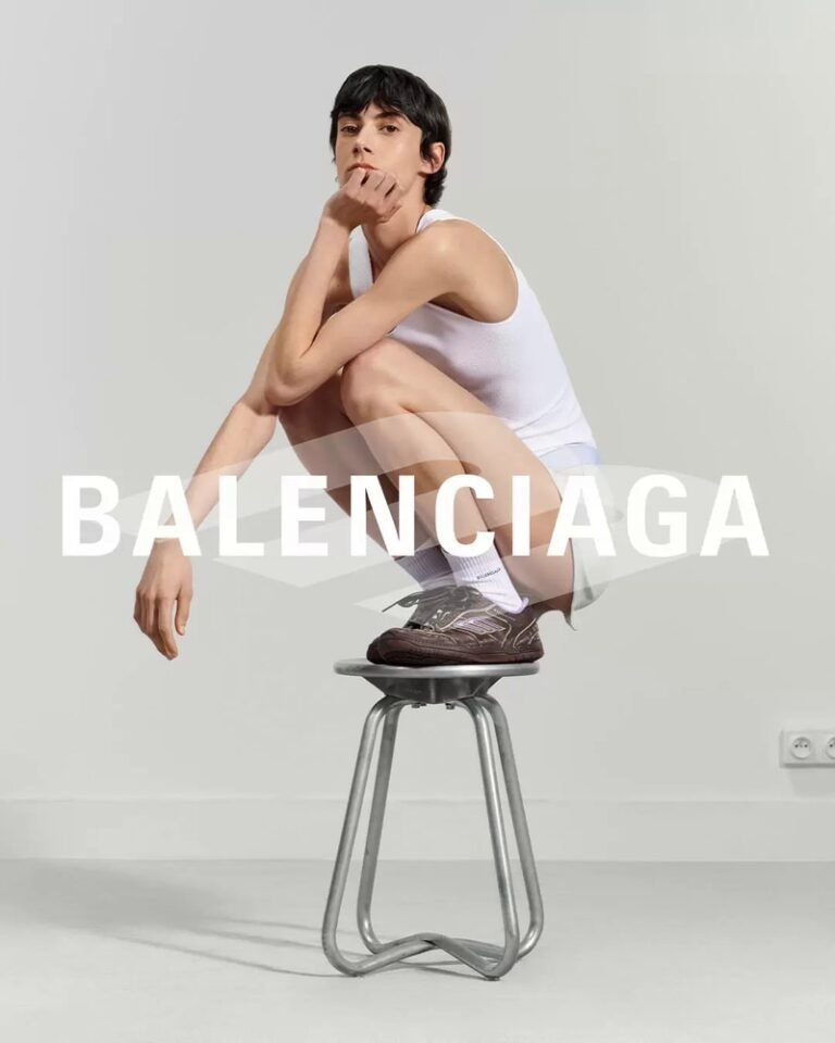 Nostalgic Sporty Footwear Campaigns : Balenciaga Hamptons Sneaker