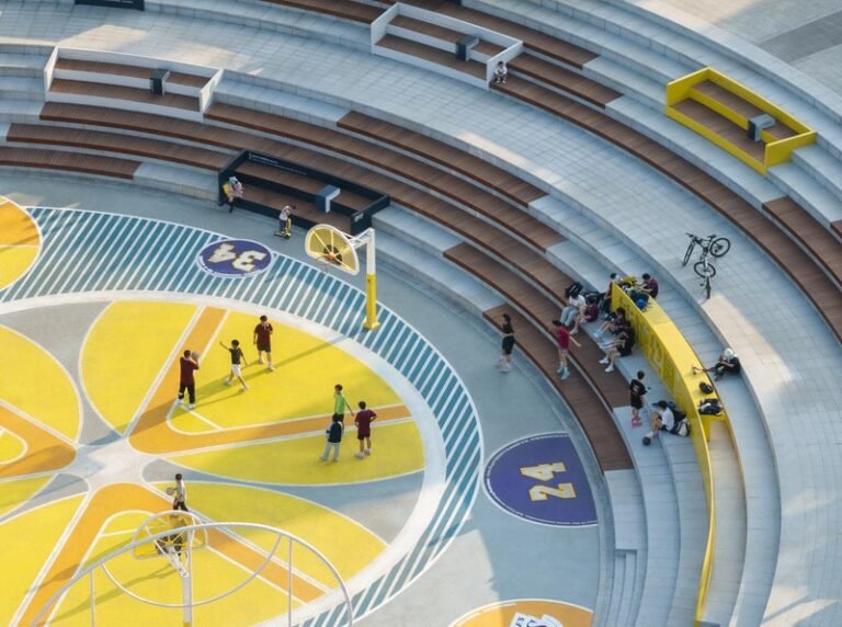 Eye-Catching Basketball Parks : Basketball Park