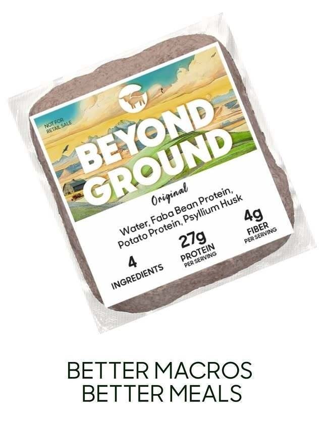 Plant-Based Protein Grounds : Beyond Ground