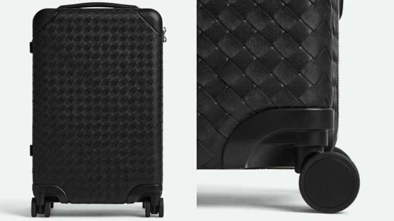 Leather-Woven Luggages : bottega veneta 6
