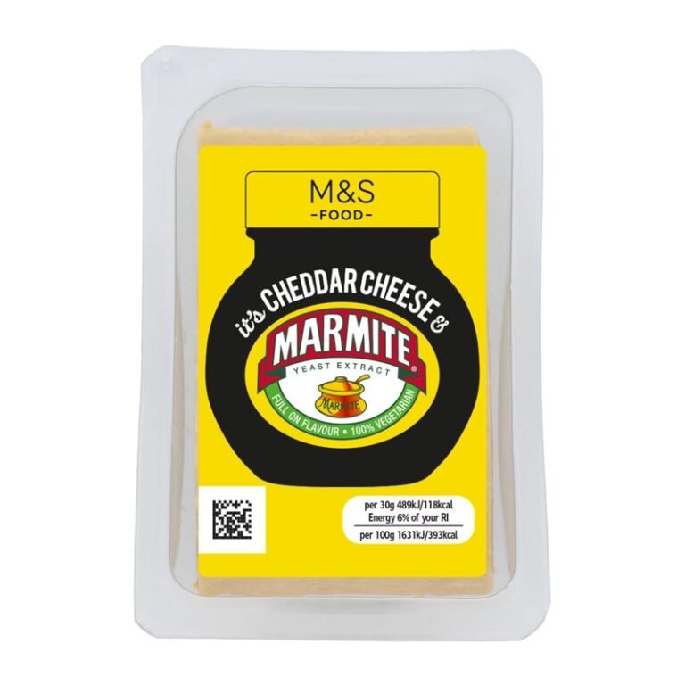 Savory Spread-Inspired Cheeses : Cheddar Cheese and Marmite