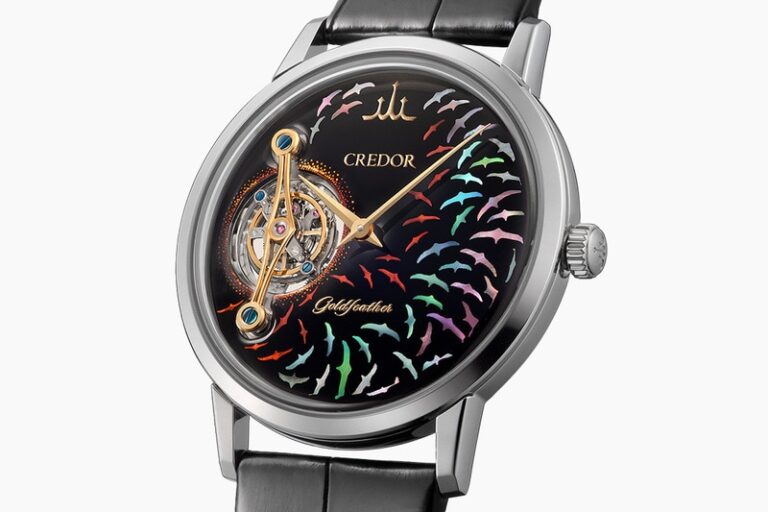 Opulent Avian-Accented Timepieces : Credor Goldfeather Tourbillon GBCF999