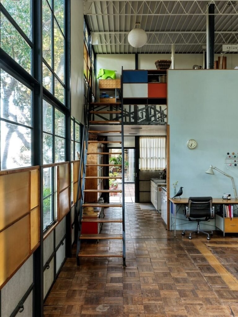 Restored Studio Reopenings : Eames House Studio