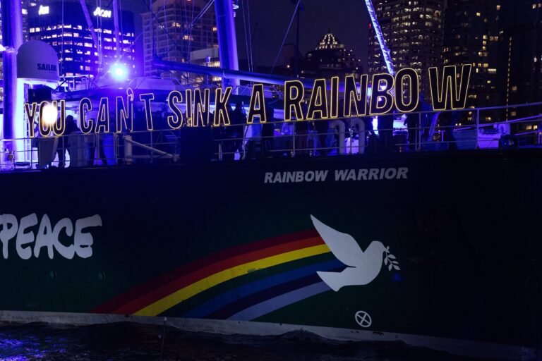 Bombing of the Rainbow Warrior a reminder of the power of persistence and resistance, hope and action, to change the world