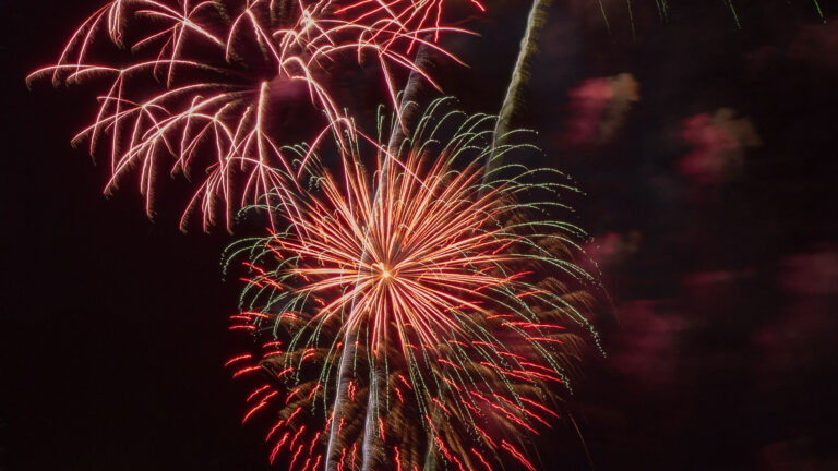 Photographing fireworks: Capture and processing