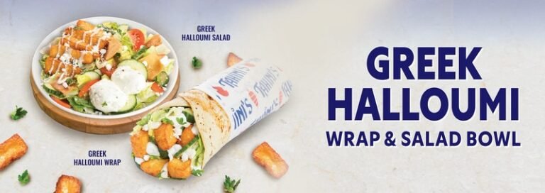 Vegetarian Mediterranean Wraps : Greek Halloumi Wrap