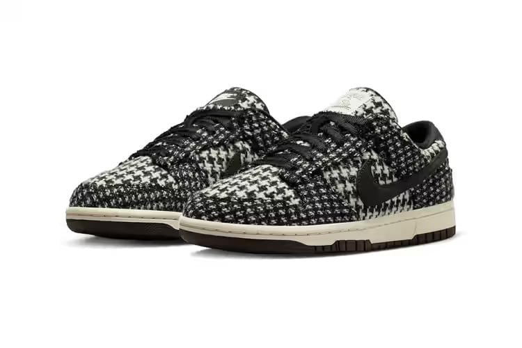 Luxurious Textural Joint Sneakers : harris tweed 1