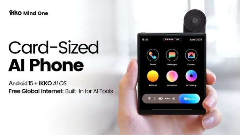 Rotating Camera Module Smartphones : iKKO Mind One