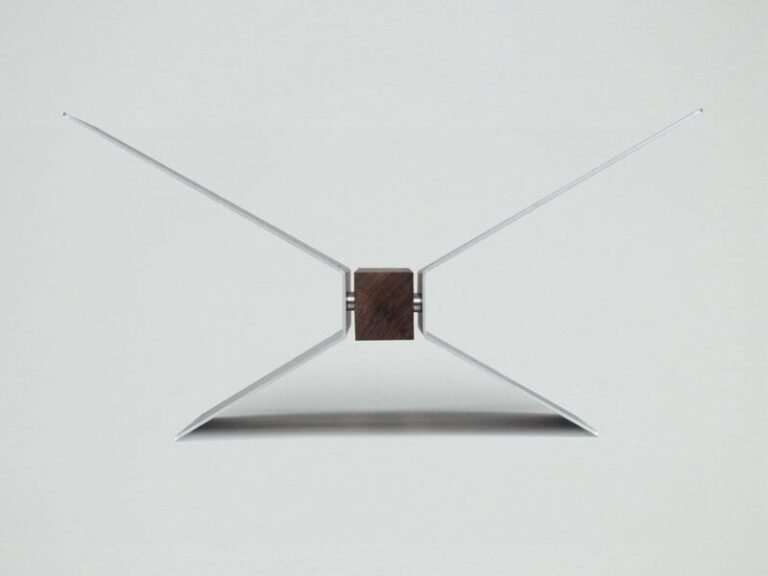 Minimal Sleek Aluminum Bookstands : Industrial Bookstand