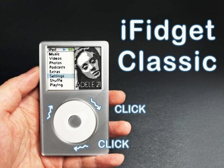Nostalgic Timeless Click Devices : Ipod Classic Fidget