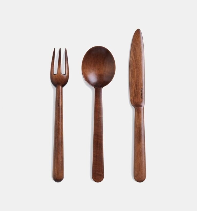 Cherry Wooden Cutlery Collections : jersey cutlery