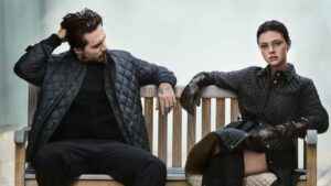 Romantic Star-Studded Outerwear Campaigns : Moncler’s Pre-Fall 2025