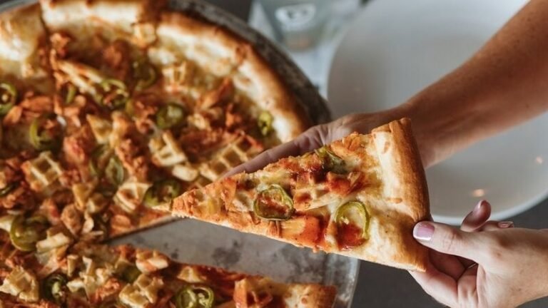 Nashville Hot Chicken & Waffle Pizza