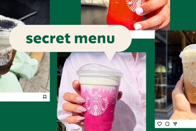 Customizable Cafe Drink Menus : official Starbucks secret menu