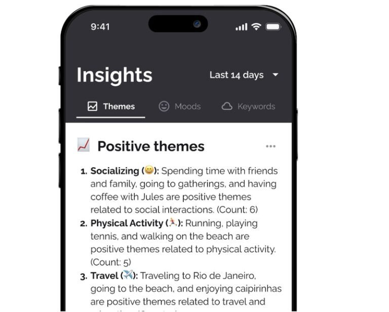 Insightful Journaling Tools : Pausa