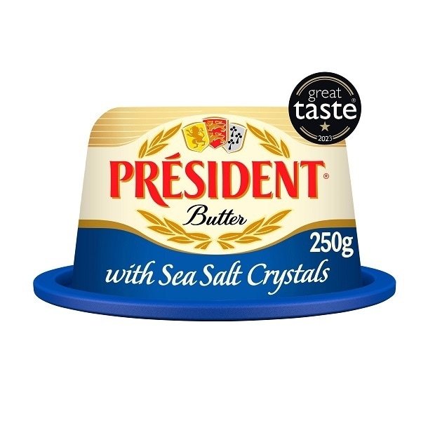 Président Butter with Sea Salt Crystals