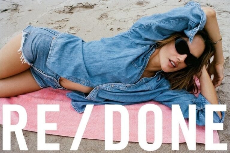 California-Cool Fashion Campaigns : Re/Done’s Summer 2025