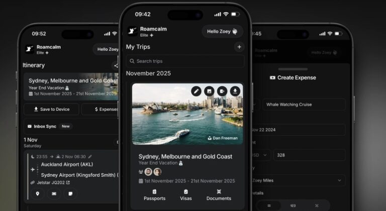 Trip Planning Hubs : Roamcalm