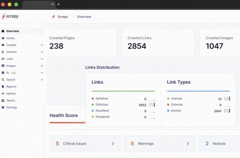 SEO Performance Analyzers : Screpy