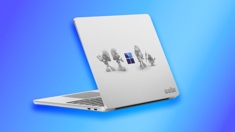 Microsoft’s ‘Smurface Edition’ laptop is real, but it’s not very blue