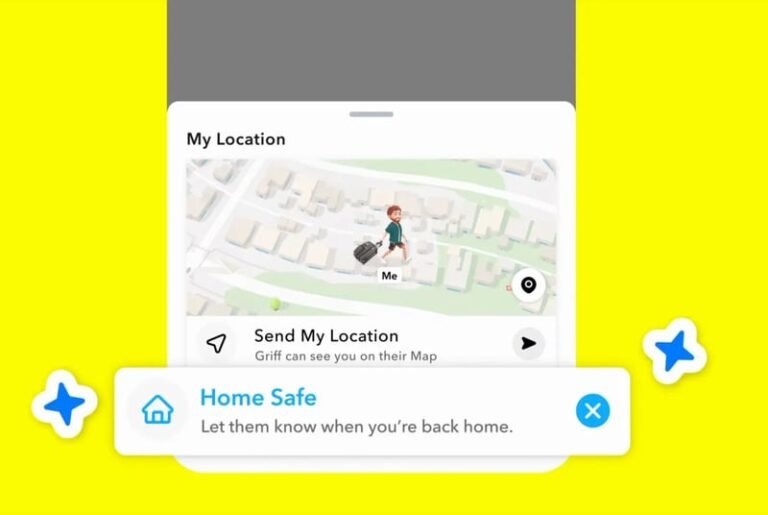 Location-Based Social App Features : Snapchat Home Safe
