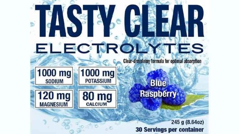 Crystal-Clear Electrolyte Supplements : Tasty Clear Electrolytes