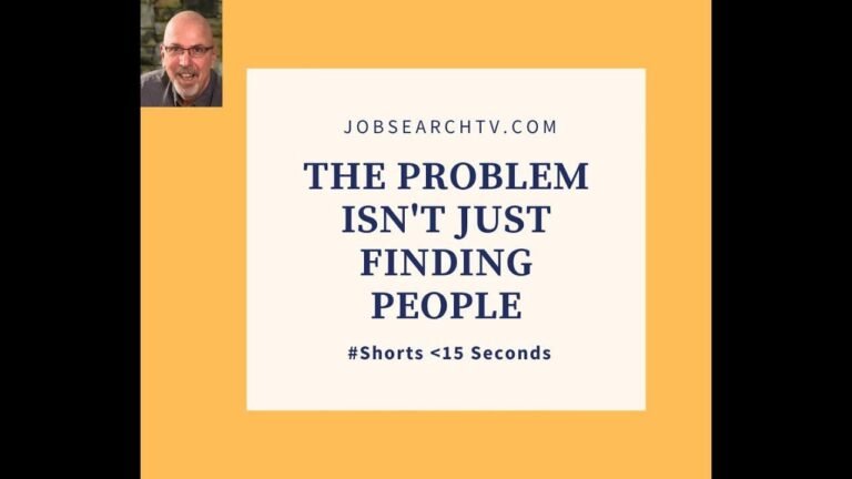 The Problem Isn’t Just with Finding People