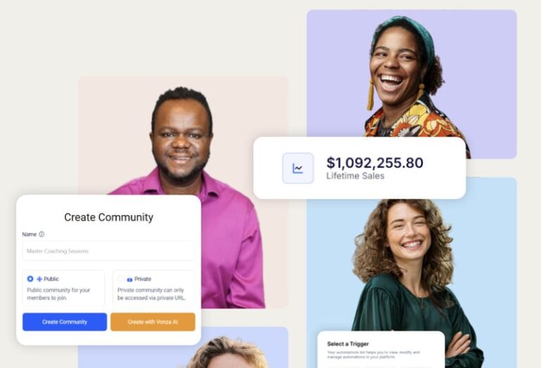 Creator Business Platforms : Vonza