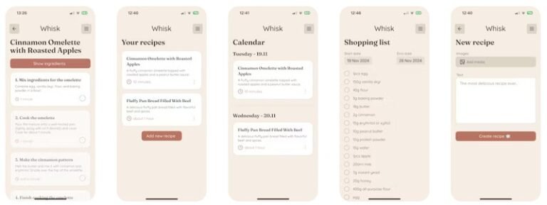 Recipe Workflow Optimizers : Whisk recipe