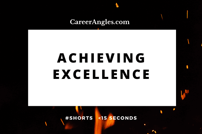 Achieving Excellence #shorts