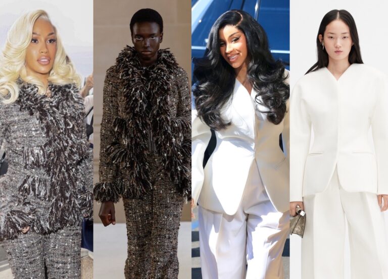 Cardi B Attends Court in Style Wearing a White Jacquemus Suit, Giambattista Valli Fringe, and More!