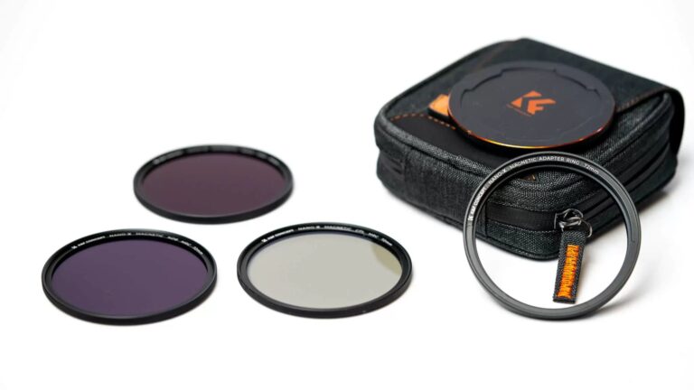 K&F CONCEPT Magnetic Filter Kit (CPL + ND8 + ND64 + Magnetic Adapter Ring)