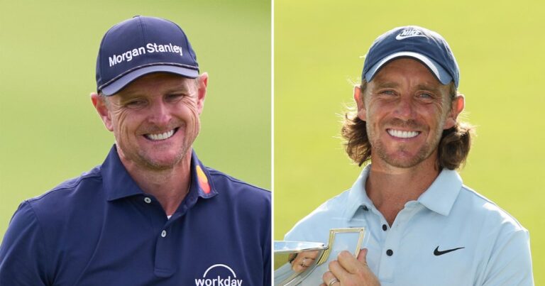 Justin Rose Celebrated Tommy Fleetwood’s 1st PGA TOUR Win Like a Proud Dad