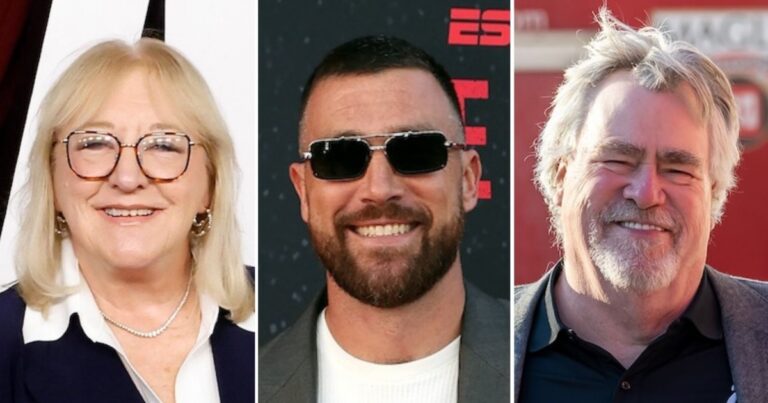 Travis Kelce and Parents Donna and Ed Attend The Kingdom Premiere