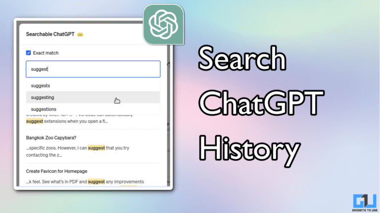 2 Ways to Search ChatGPT History on PC and Phone