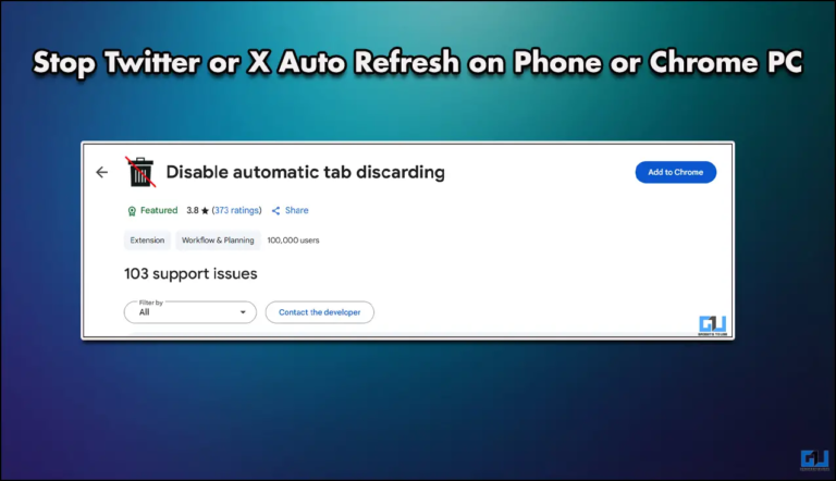 How to Stop Twitter or X Auto Refresh Feed on Phone and Chrome PC