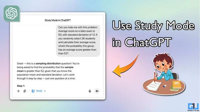 How to Learn Faster using ChatGPT’s Study Mode
