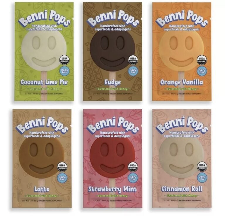 Feel-Good Functional Popsicles : Benni Pops