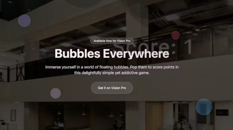 Spatial Bubble Games : Bubbles Everywhere
