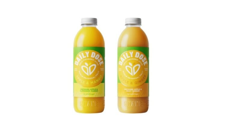 Cold-Pressed Apple-Based Refreshments : Daily Dose juices