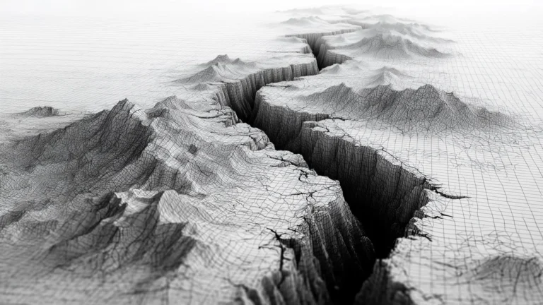 The Earth didn’t just crack, it curved. “It sent chills down my spine!”