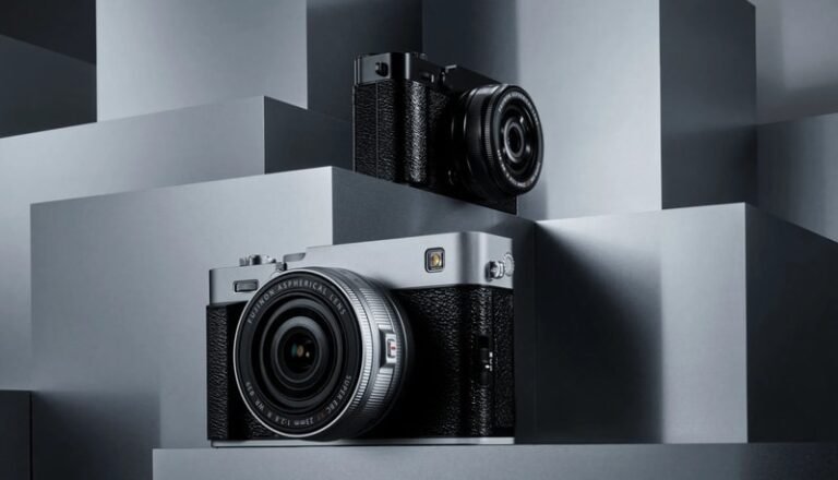 Vintage-Modern Sleek Cameras : Fujifilm X‑E5