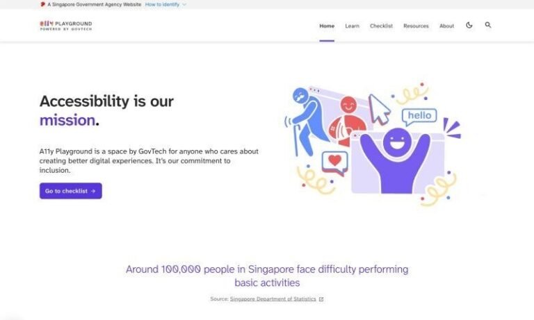 Accessibility-Promoting Digital Platforms : GovTech Singapore