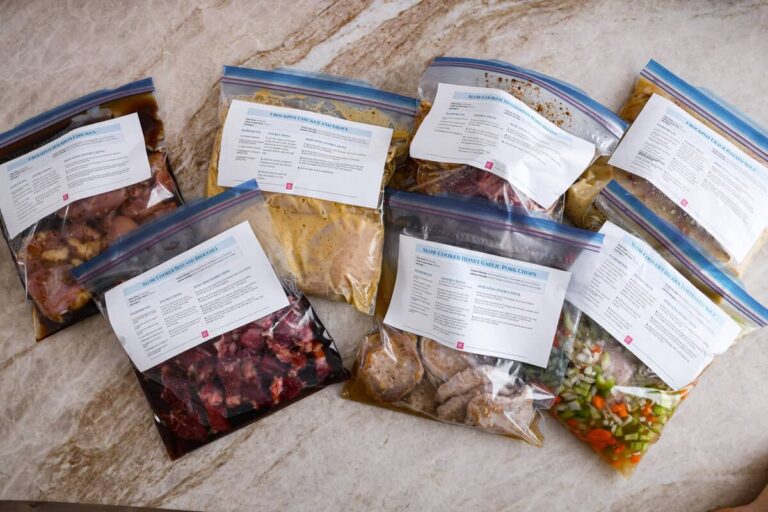 7 Dump and Go Freezer Meals