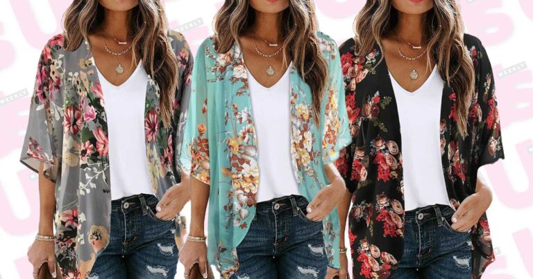 Shoppers Are Obsessing Over This $9 Arm-Slimming Kimono