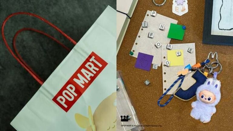 Miniature Collectible Charms : labubu pin for love