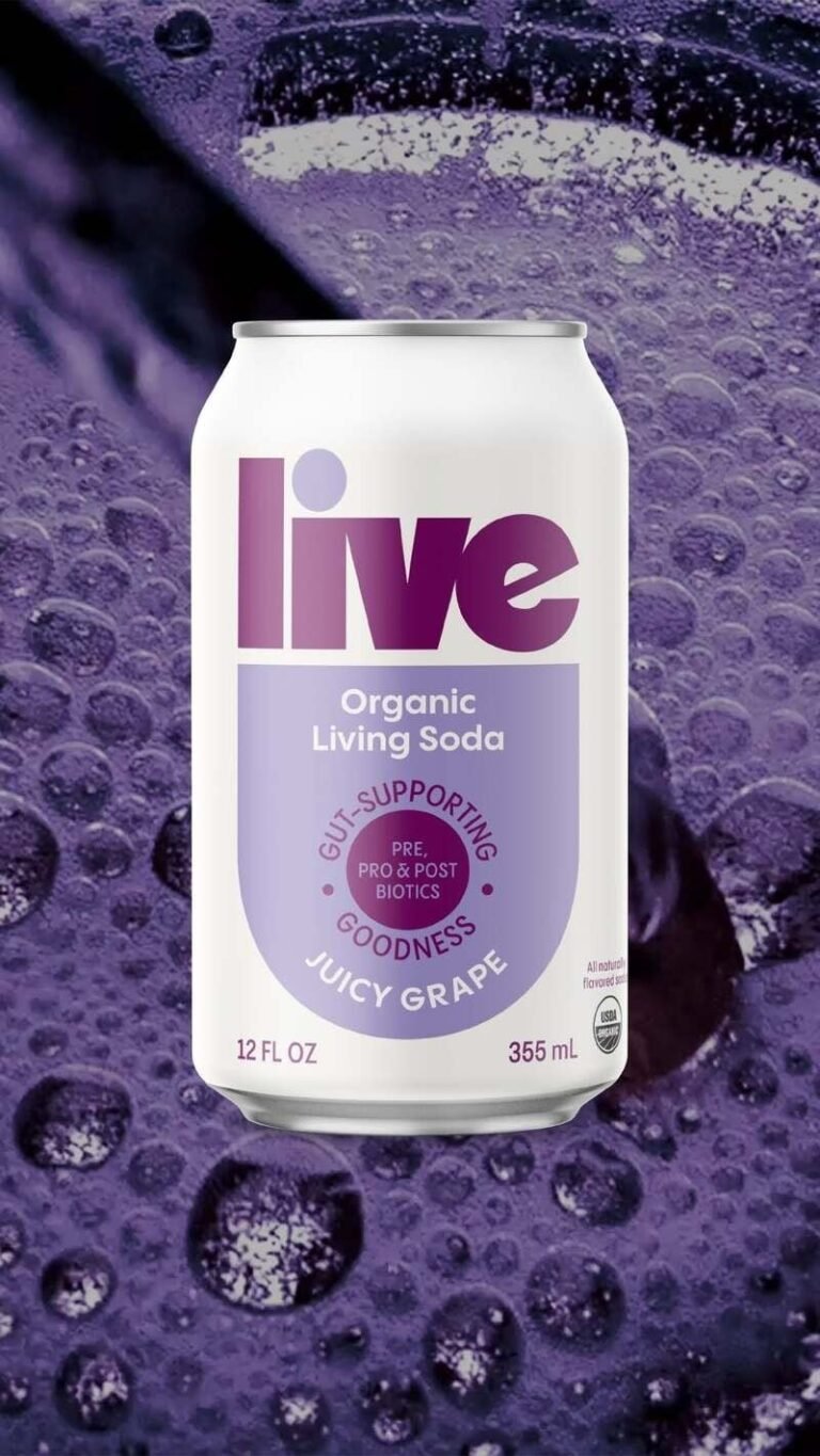 Nostalgic Probiotic Sodas : Live Soda Juicy Grape